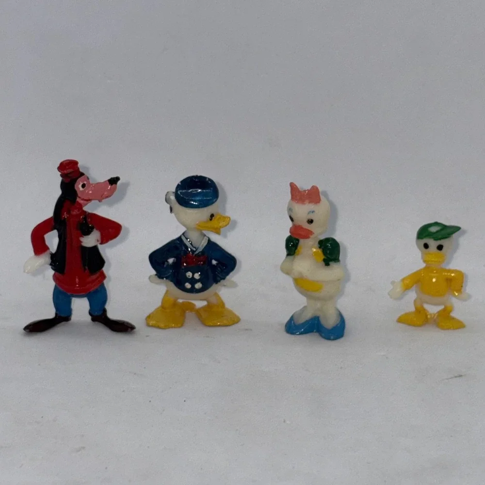 Vintage Disneykins 14pc Miniature Figures Marx HK-6760 Mickey Dumbo Peter Pan